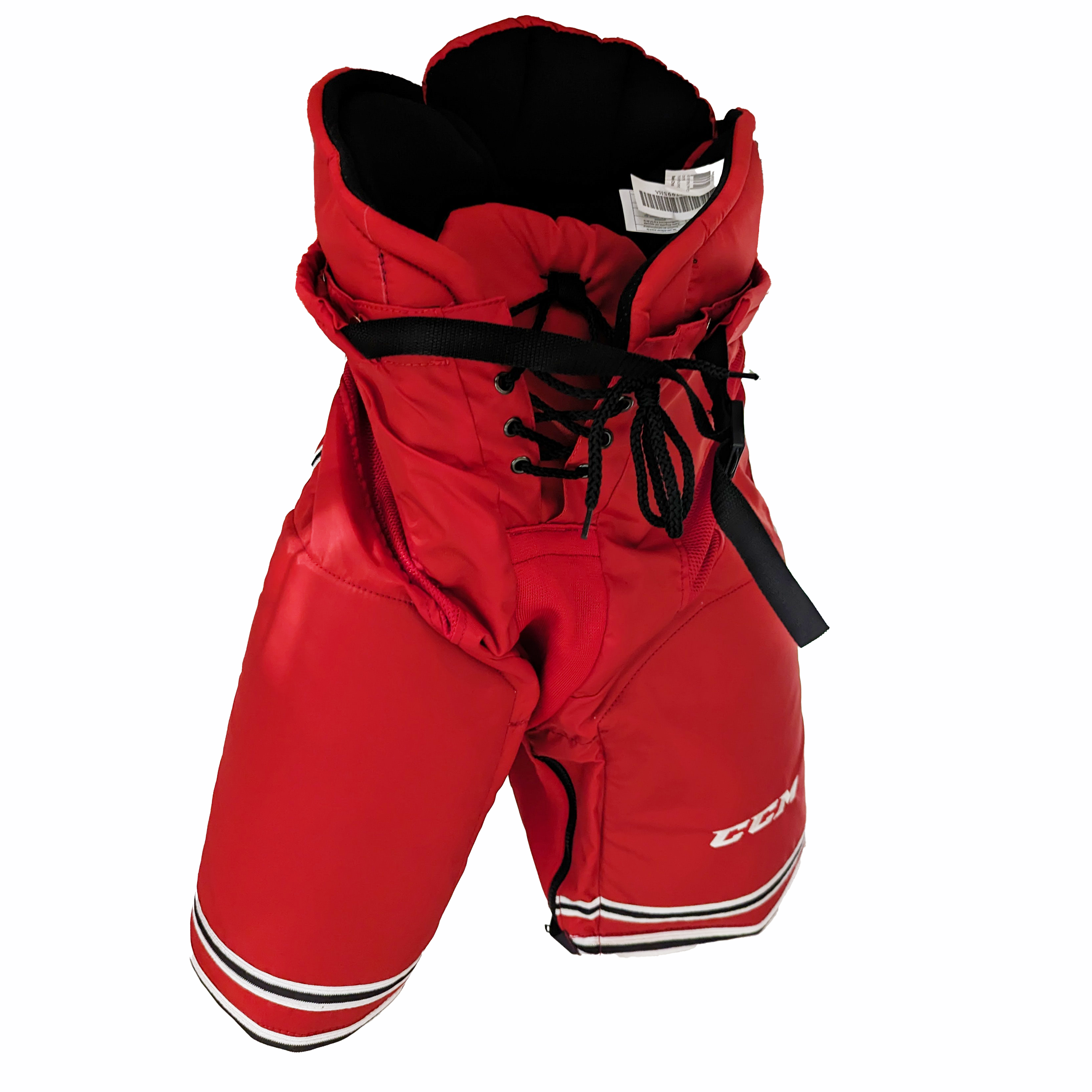 CCM HP35 - Pantalon de hockey NCAA Pro Stock - (Rouge, blanc et noir)